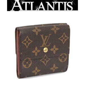 Louis Vuitton Portefeuille Wallet Elise Double Hook Bifold Monogram